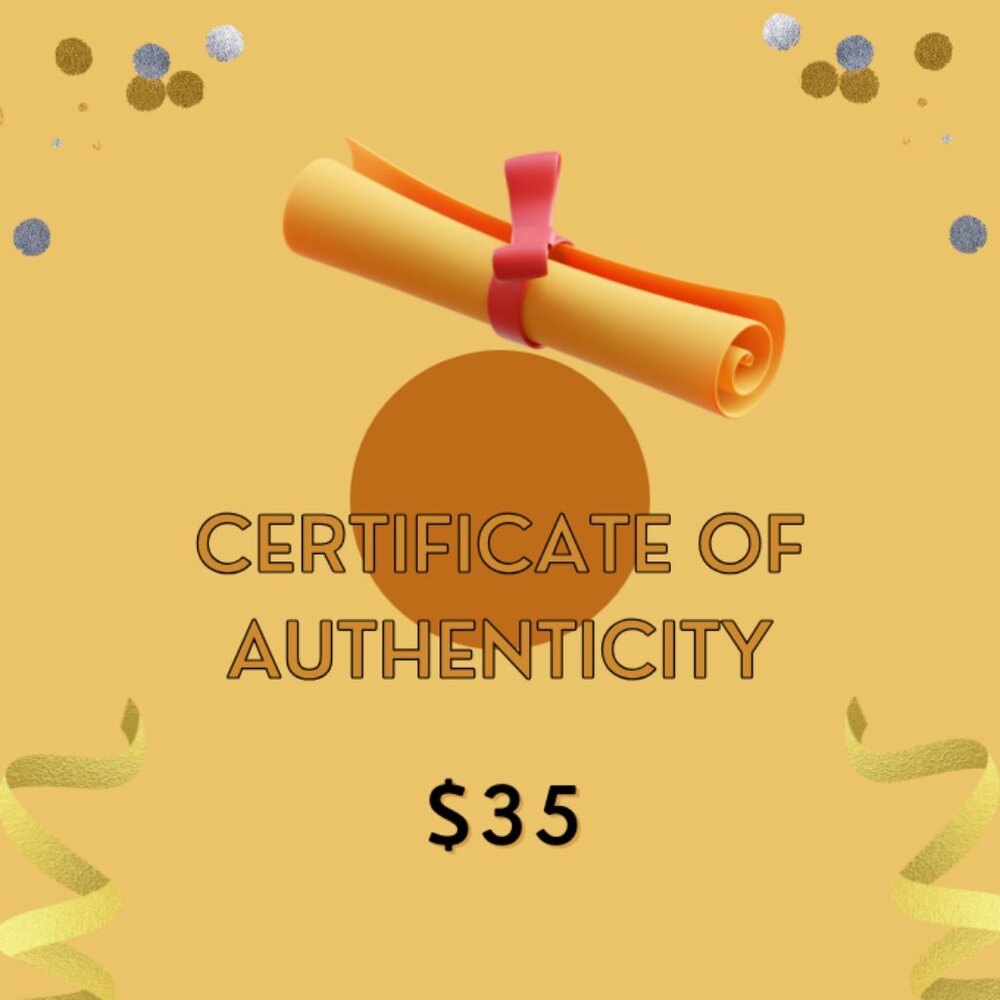 Certificate of Authenticity (COA)